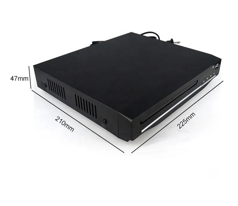 KTX-779987 High-Definition Mini Home Video Player for Blu-ray, DVD, and VCD Playback with Remote Control