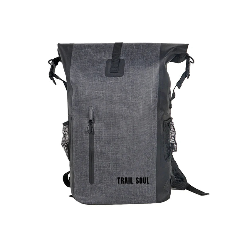 KTX-814419 TPU Waterproof Roll Top Backpack for Water Sports, Hiking, and Travel