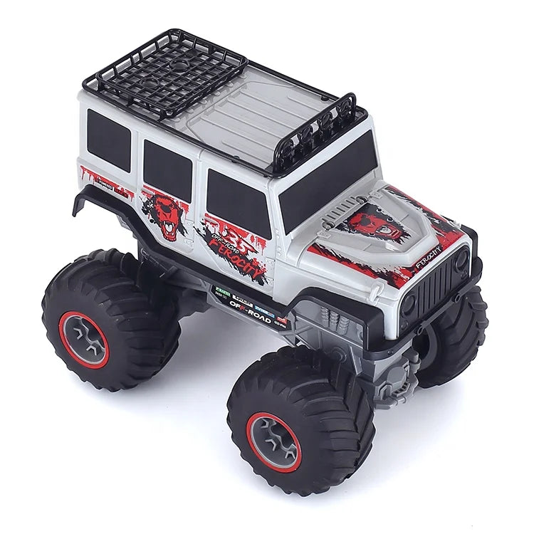 KTX-688595 High Speed 1/16 Scale 4WD Remote Control Monster Stunt Car, Speed 8km/h, Indoor-Outdoor Use