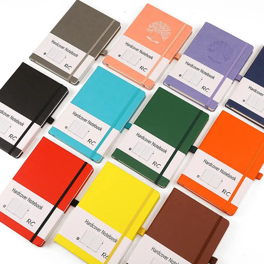 KTX-916435 A5 PU Leather Hardcover Notebook with Customisable Options and Lined Pages