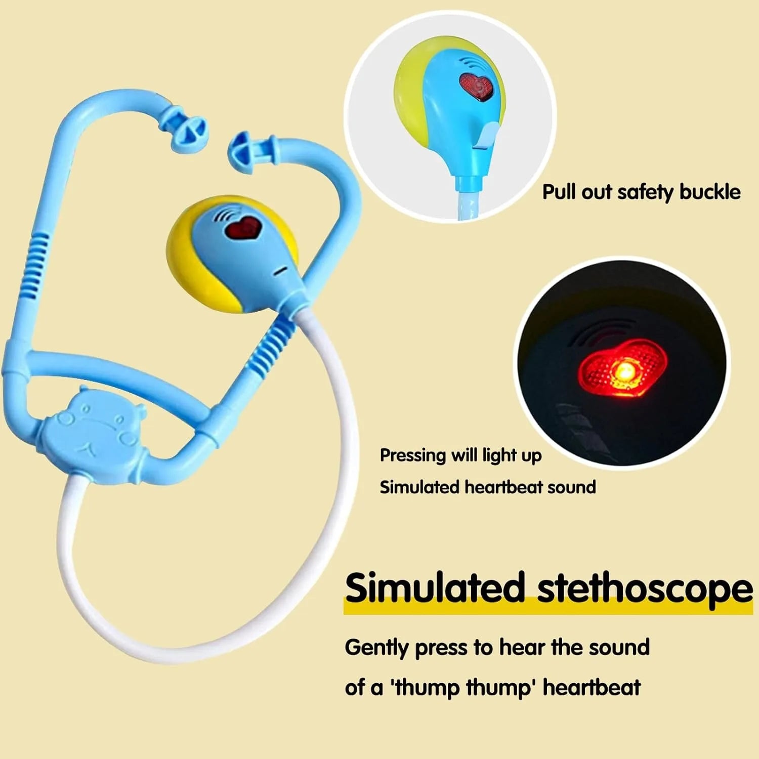 KTX-360915 Educational Doctor Role Play Set for Kids - 38PCS Medical Kit with Plastic Toys