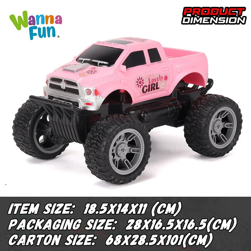 KTX-640019 1:20 Scale Off-Road Remote Control SUV with Headlights - 4 Channels, 4WD, Fast Racing Truck for Kids
