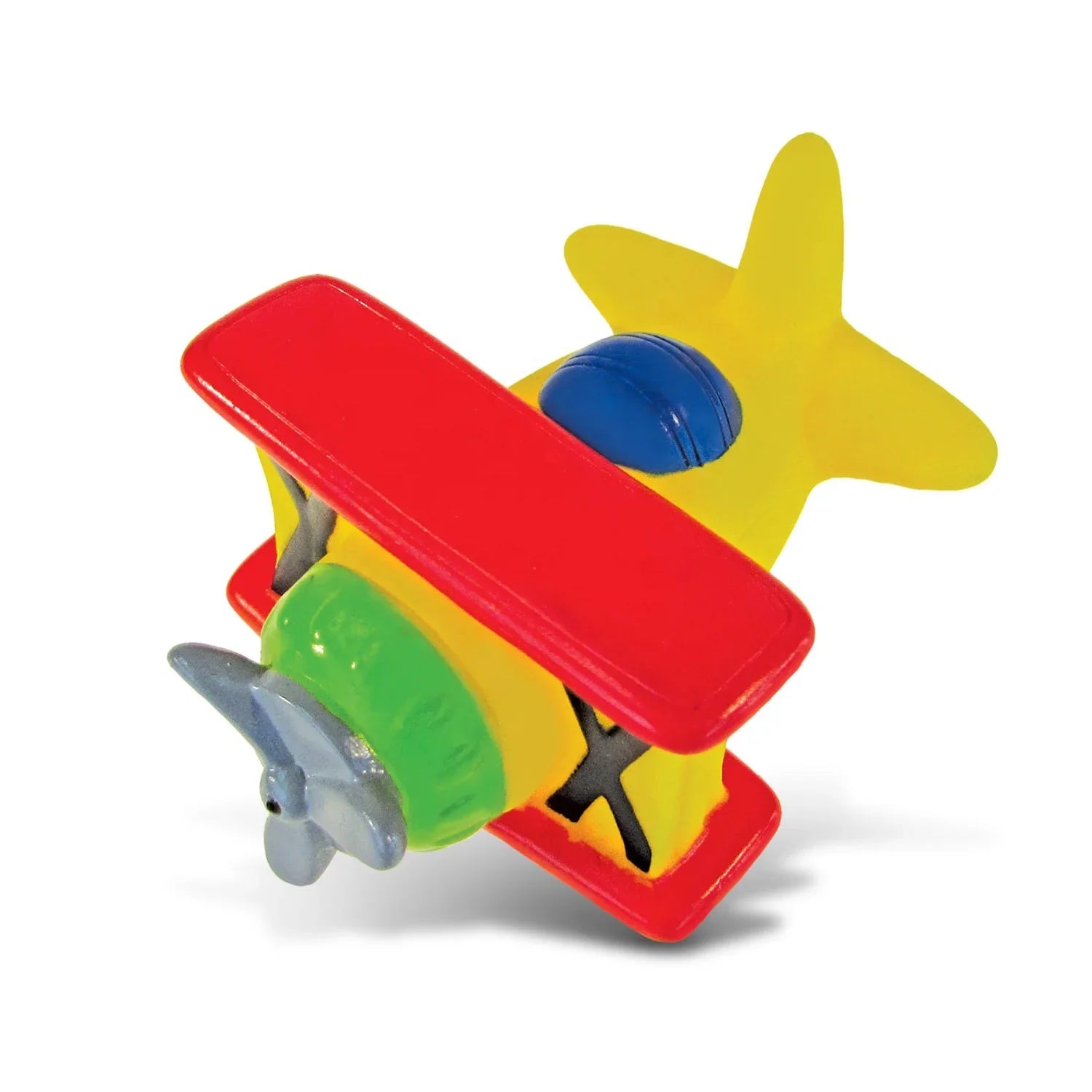 KTX-845459 Cartoon Rubber Bath Toy Set for Toddlers - Boat, Plane, and Car Squirters for Fun Bathtub Play