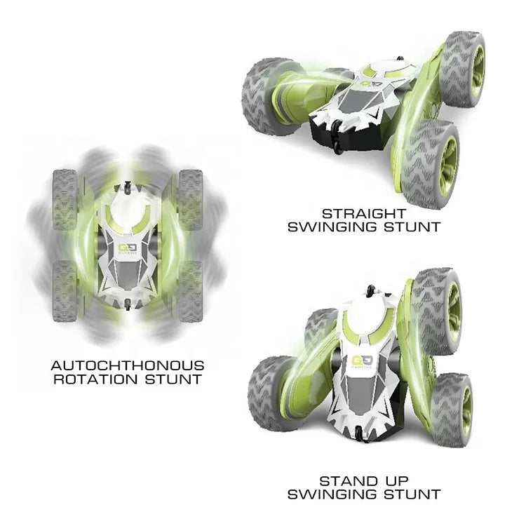 KTX-000467 Twisted Arm RC Stunt Car 1:28 Scale 2.4G 4 Channels 360° Rotation for Kids