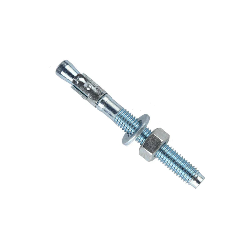 KTX-033747 Durable Carbon Steel Zinc Plated Wedge Anchor Bolt with Nut for Secure Fixing