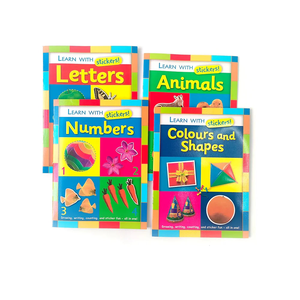 KTX-482387 Educational Colouring Book with Stickers for Children’s Learning and Creativity