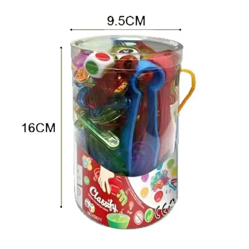 KTX-951507 Educational Dinosaur Counting Toy Set for Kids - Soft Rubber Montessori Colour Classification Cognitive Learning