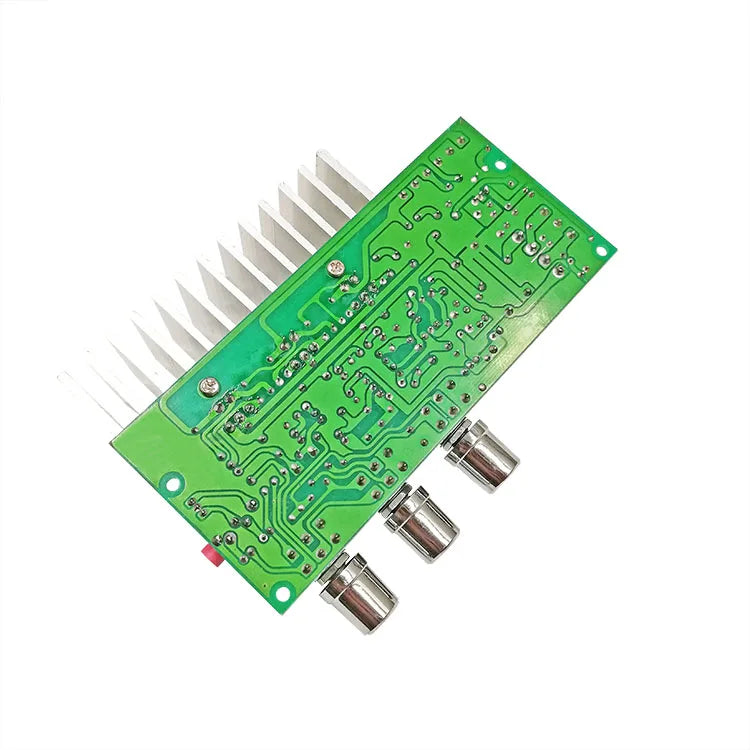 KTX-222419 3-Channel 2.1 Power Amplifier Board TDA2050/TDA2030A, 18W*2 + 32W Low-Noise Subwoofer Module