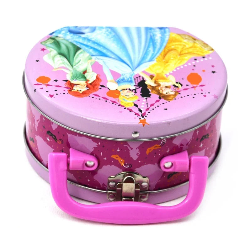 KTX-154707 Custom Portable Full-Color Tin Box with Handle for Children's Toys, Candy, Chocolate, and Food Storage