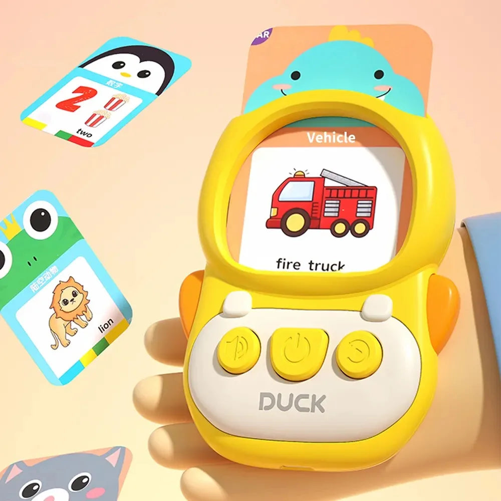 KTX-545171 Montessori Educational Talking Flash Card Learning Toy for Children