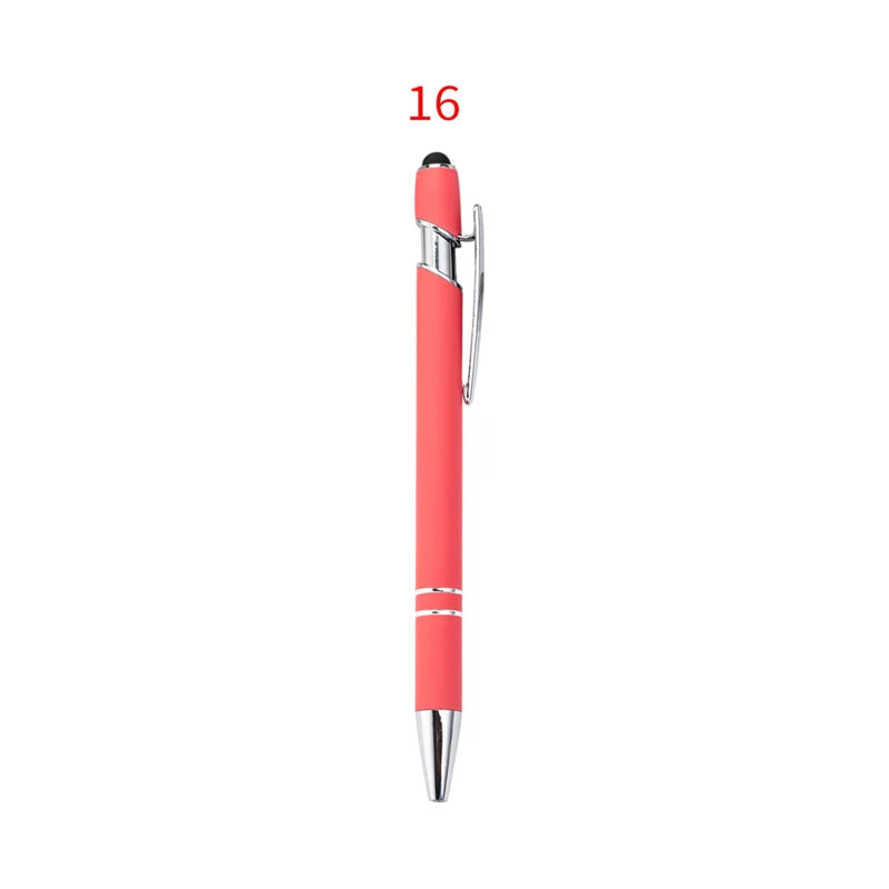 KTX-029395 Custom Multi-Coloured Metal Ballpoint Pen with Stylus for Office and School Use