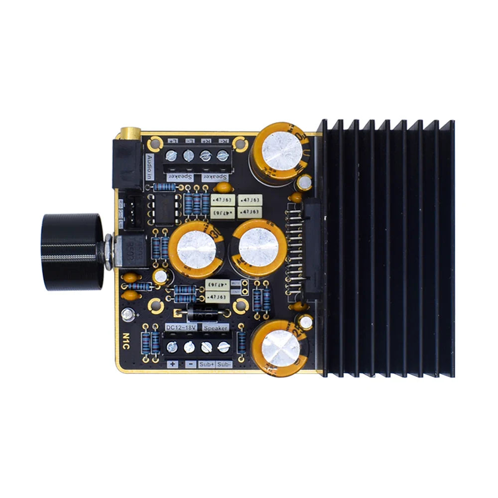 KTX-793491 2.1 Channel Class AB Amplifier Board, 2x80W + 120W High Power Vehicle Digital Amplifier for Pure Bass Sound