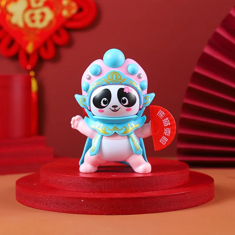 KTX-421459 Peking Opera Face-Changing Doll PVC Model Action Figure for Collectors and Play