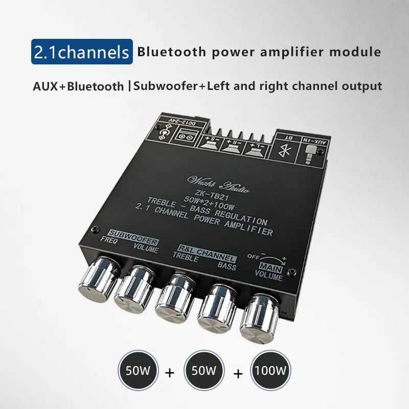 KTX-419027 2.1 Channel Bluetooth Digital Power Amplifier Module with Heavy Subwoofer and High Power Output