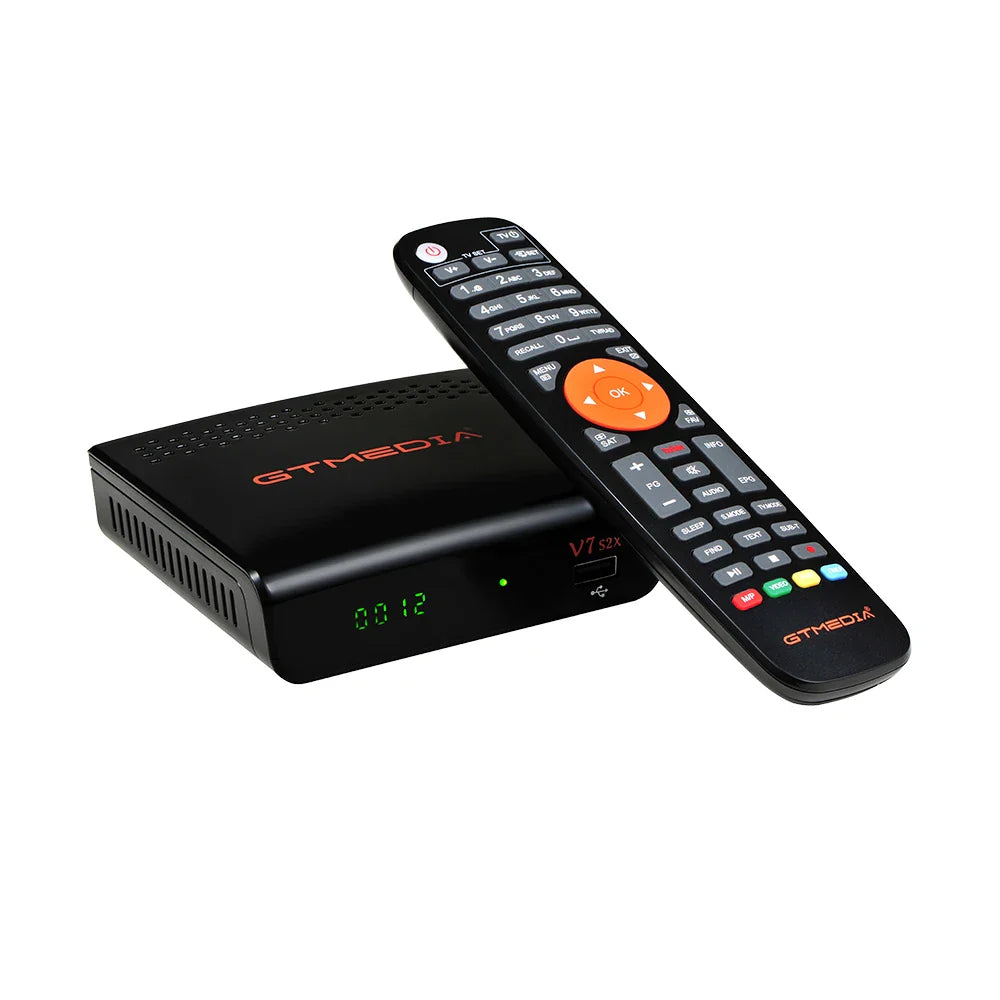 KTX-024019 HD Digital Satellite Receiver with DVB-S2 Support, USB PVR and Network Sharing Capabilities, PowerVu and BISS Compatibility