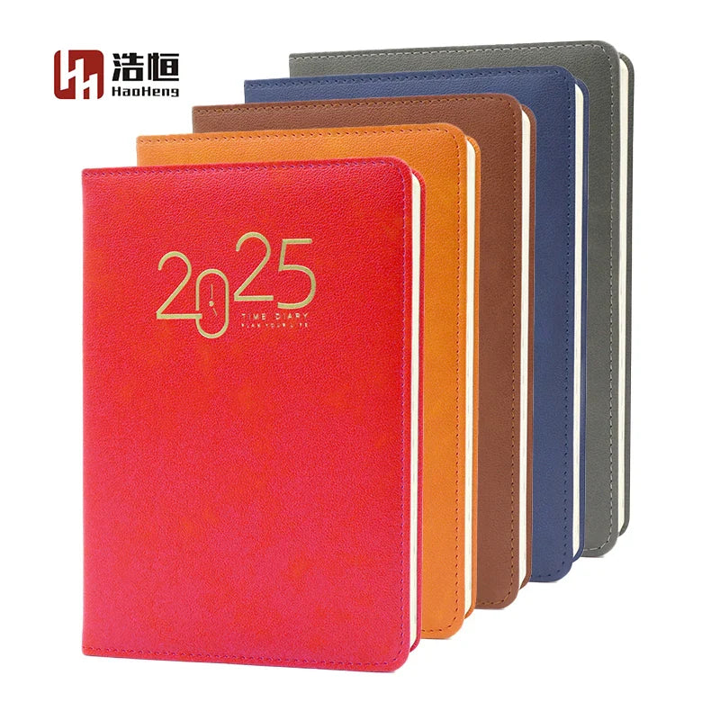KTX-614611 A5 PU Leather Gratitude Journal with Calendar and Planner Features
