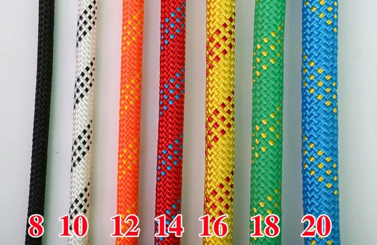KTX-666387 Nylon Mountain Climbing Rope for Outdoor Playground and Static Hoisting Activities