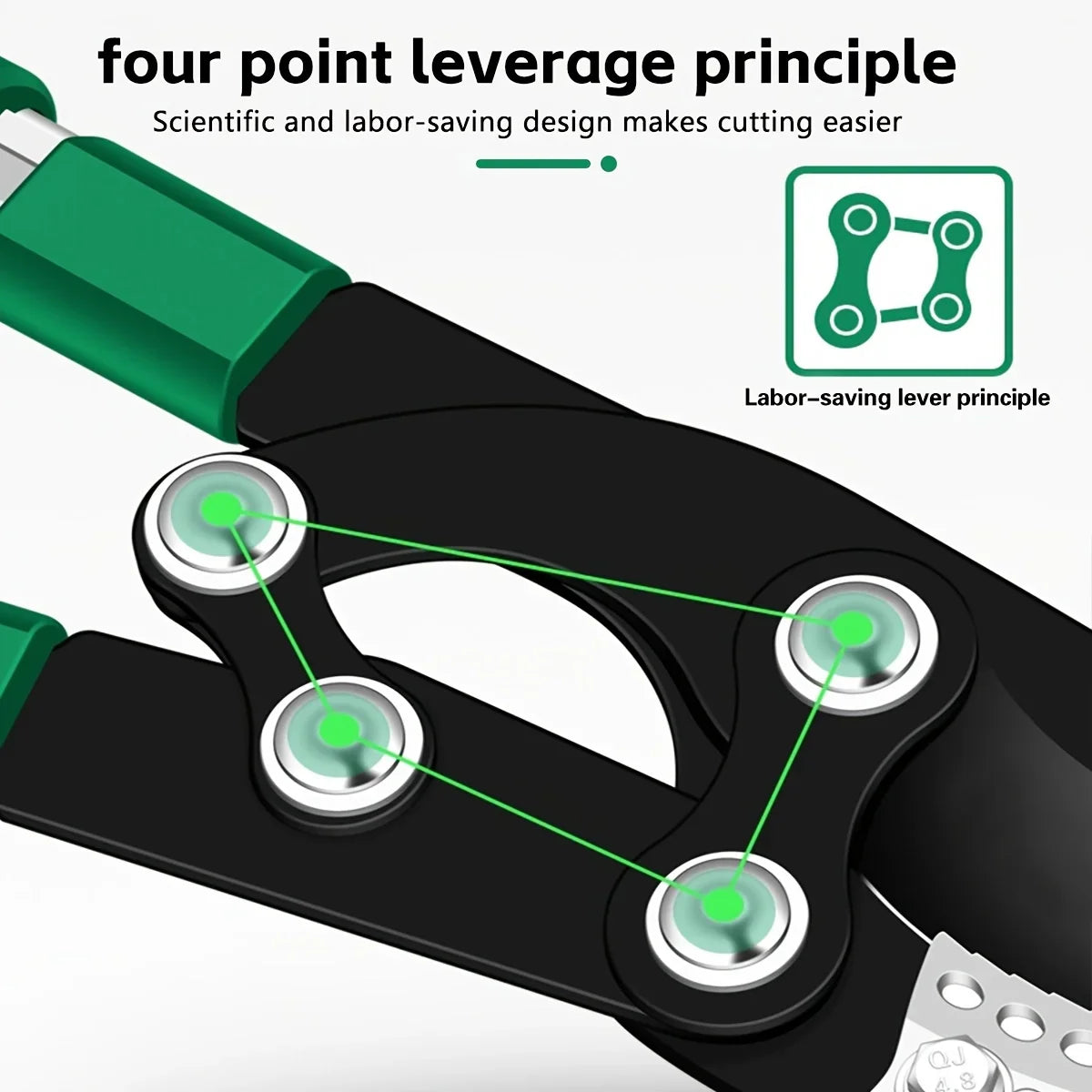 KTX-606931 Long Handle Heavy Duty Adjustable Garden Lopping Shears