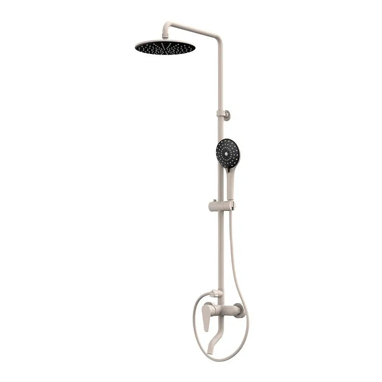 KTX-638227 Luxury Copper Shower Faucet Set with Rainfall and Jet Massage Functions, Chrome Finish