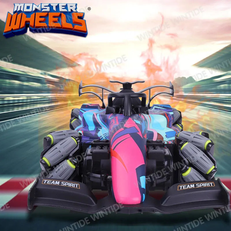 KTX-459219 Remote Control LED Racing Car for Kids - 2.4G Wireless Stunt Vehicle Suitable for Ages 5 and Up