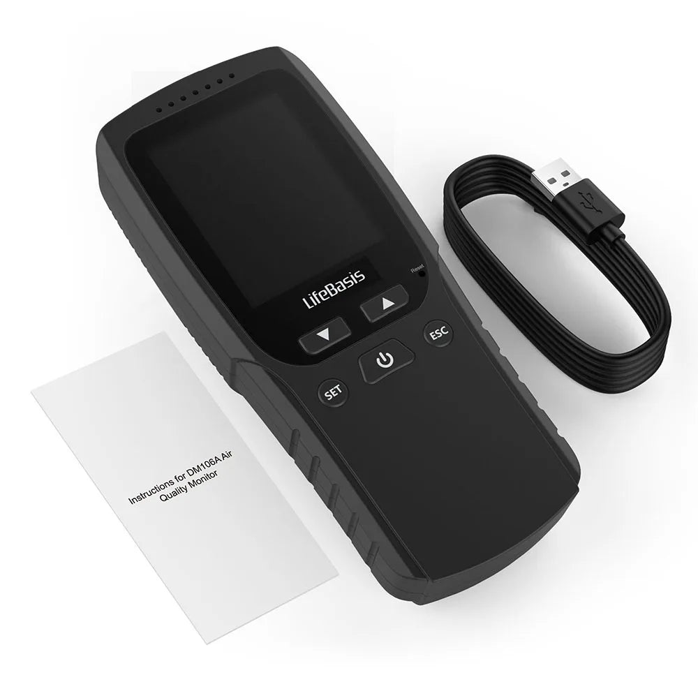 KTX-635091 Smart Indoor Air Quality PM2.5 Monitor for Real-Time Air Quality Assessment