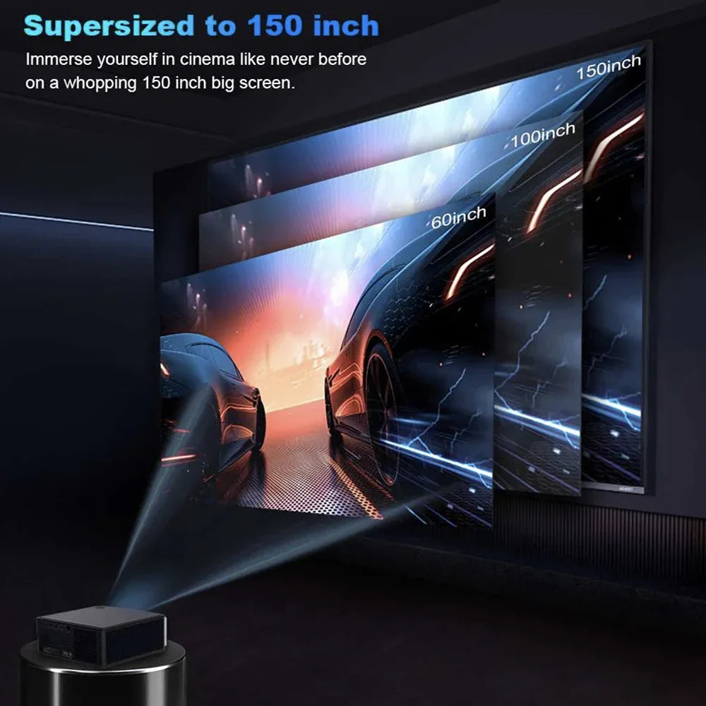 KTX-156243 1500 ANSI Lumens High Brightness Projector with 4K Decoding for Daytime Use