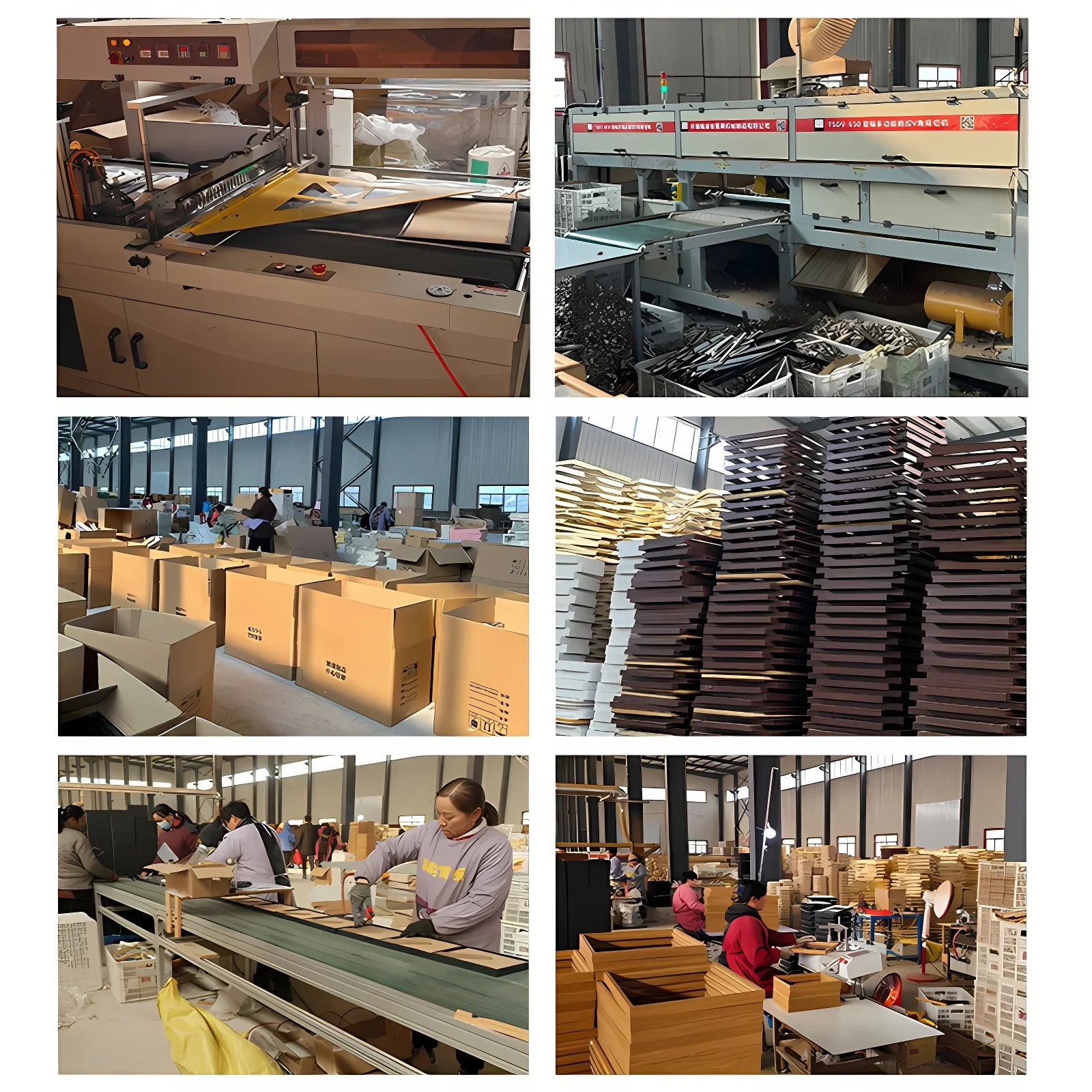 KTX-980563 Wooden Photo Frame Set for Living Room & Bedroom - A1 A2 A3 A4 Sizes