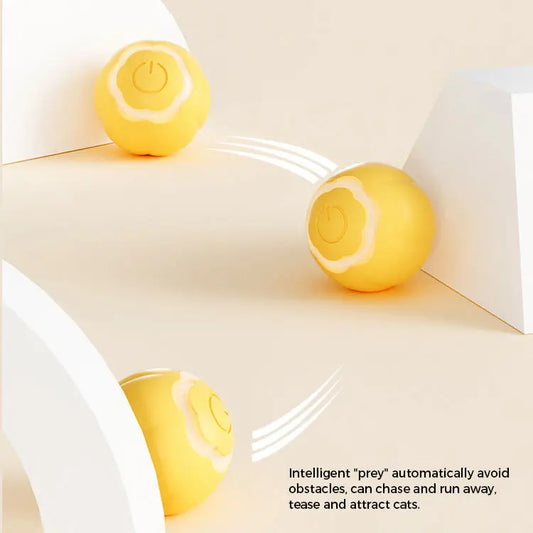 KTX-276115 Automatic Electric Rolling Cat Toy Ball for Engaging Playtime and Exercise