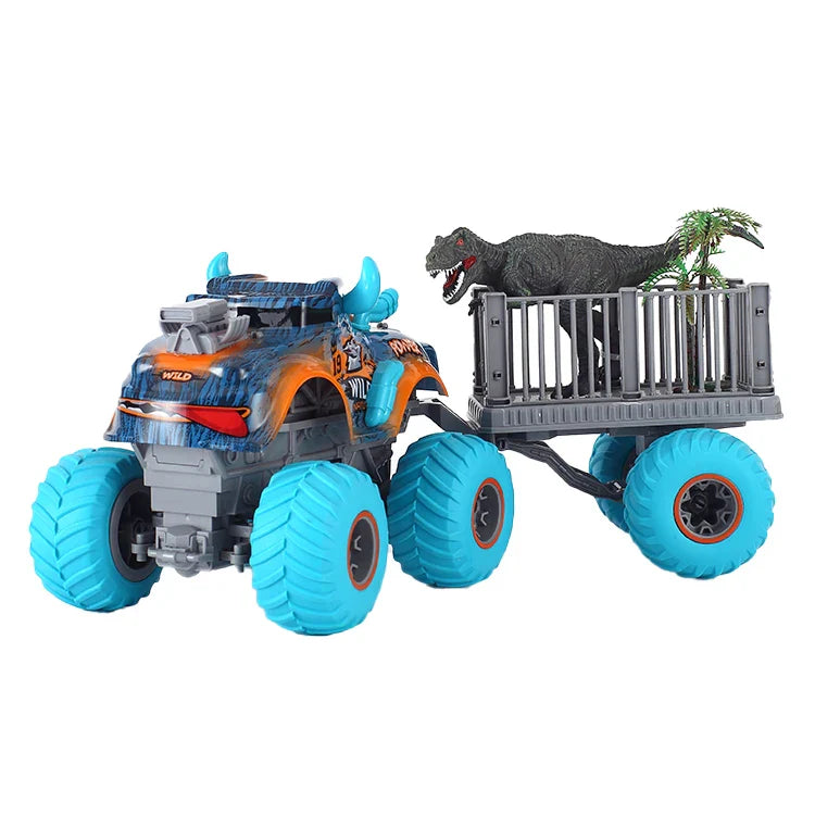KTX-081811 6x6 Remote Control Monster Truck Stunt Car - 1/16 Scale Electric Vehicle for Ages 5+