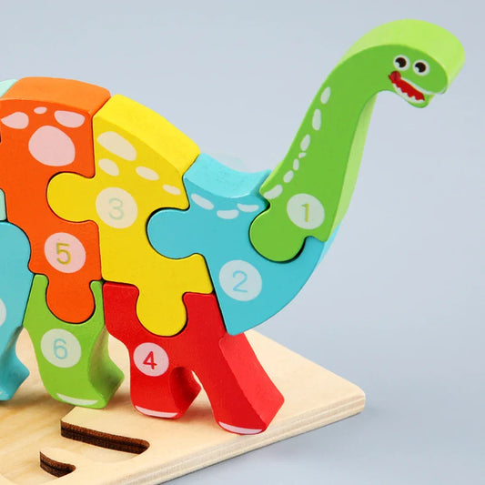 KTX-891731 Montessori Educational Wooden 3D Puzzle Game for Kids – Eco-Friendly and Non-Toxic Jigsaw Learning Toy