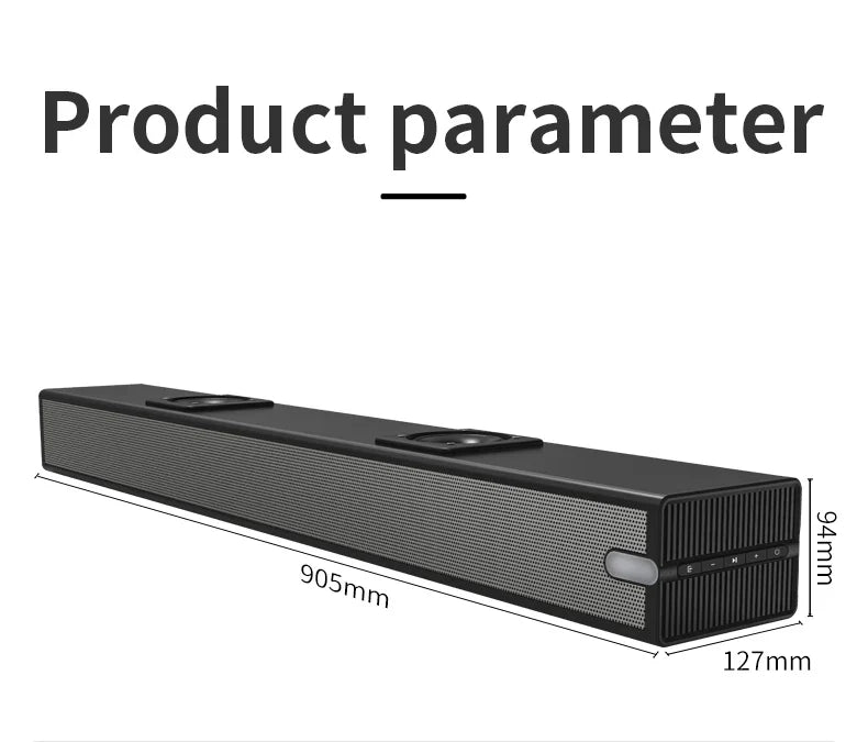 KTX-107155 2.1 Channel Wireless Home Theater Soundbar System with 100W Output and Hi-Fi Sound Quality