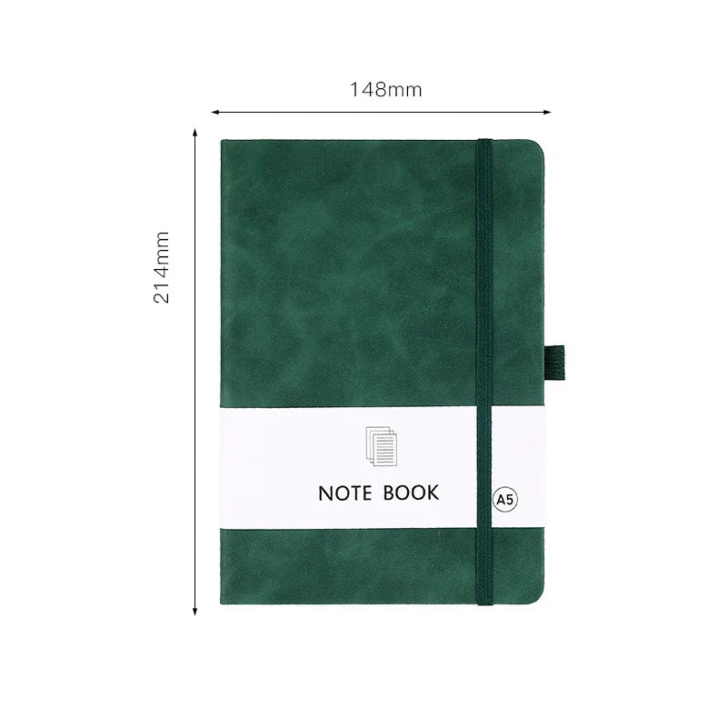 KTX-794259 Custom A5 Hard Cover PU Leather Diary Journal for Students