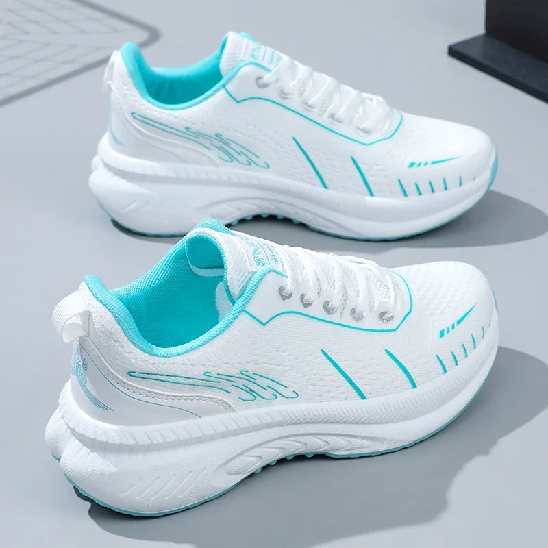 KTX-081683 K2501 New Mesh Breathable Casual Shoes Summer Versatile Lightweight Sports Shoes Student Durable Running Shoes