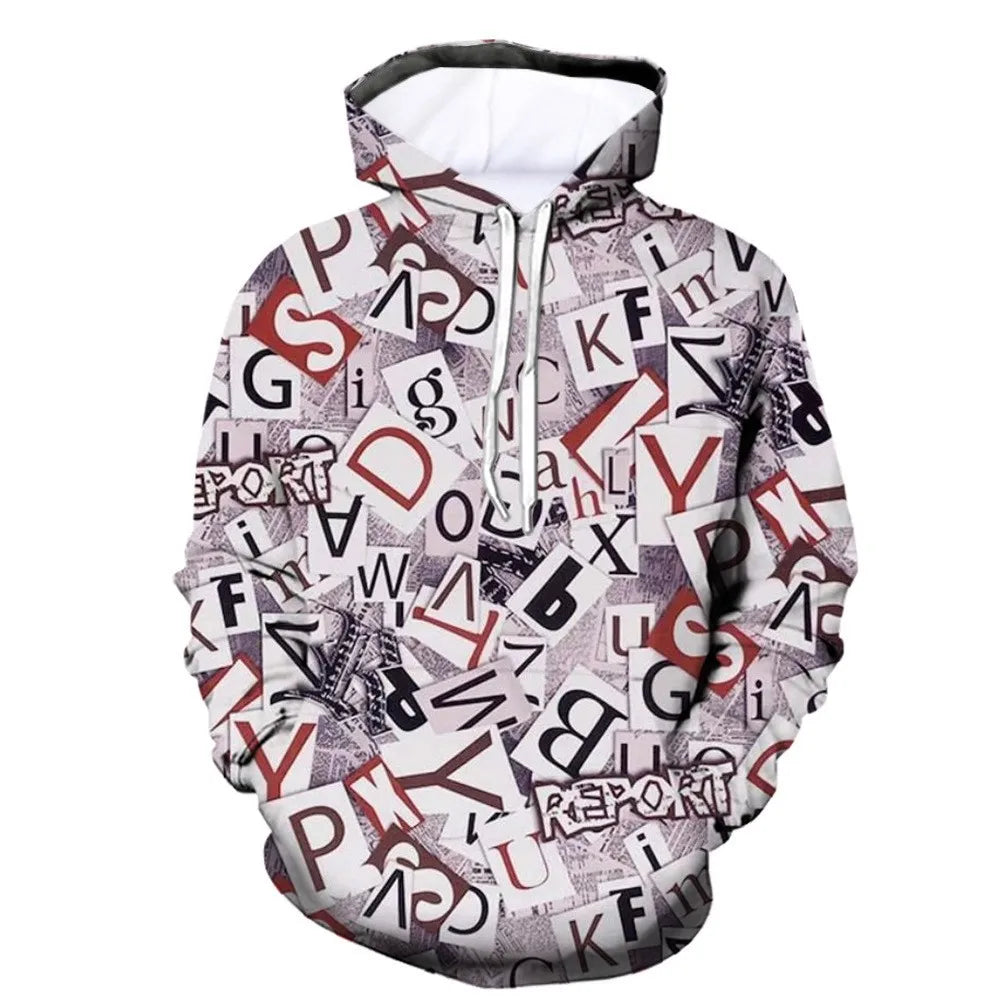 KTX-850003 Sweatshirt Long Sleeves Hoodie 3D Printed Casual Hooded Sweatshirt OEM Custom logo Clothing