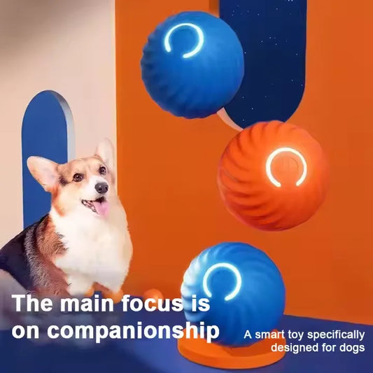 KTX-439955 Automatic Rolling Cat Ball Toy - Interactive Smart Electric Toy for Cats and Dogs