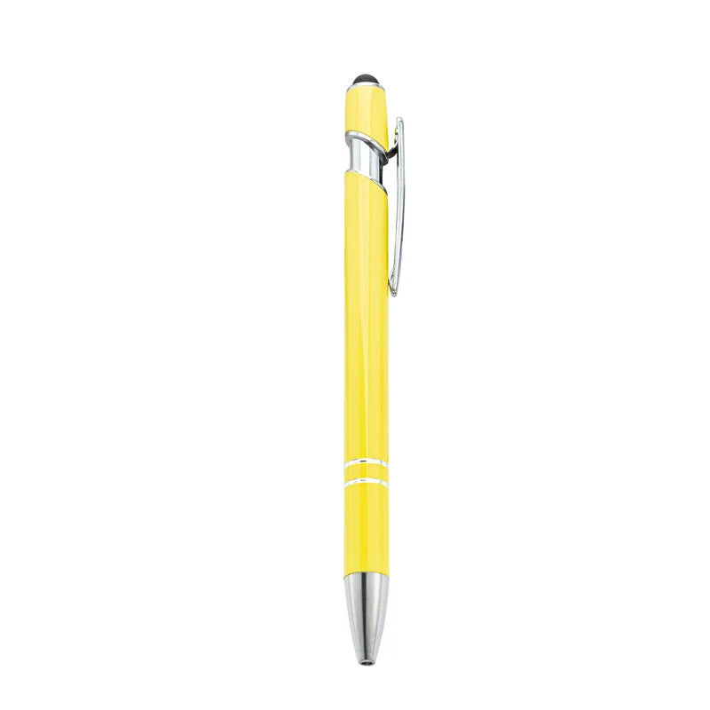 KTX-029395 Custom Multi-Coloured Metal Ballpoint Pen with Stylus for Office and School Use