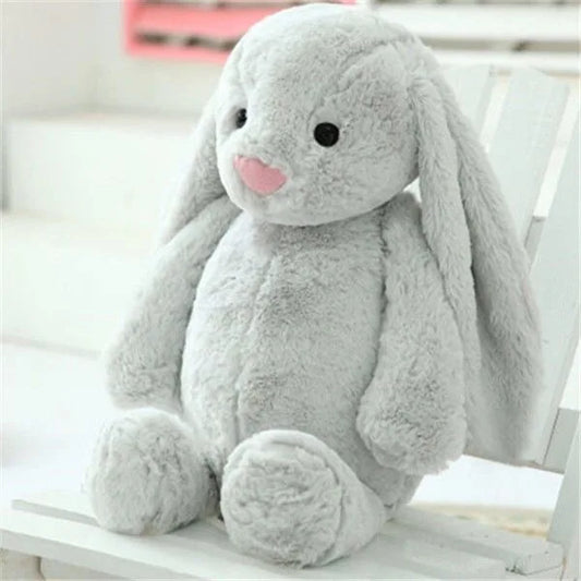 KTX-966483 Plush Bunny Doll Stuffed Animal Toy for Children - Ideal Birthday and Easter Gift
