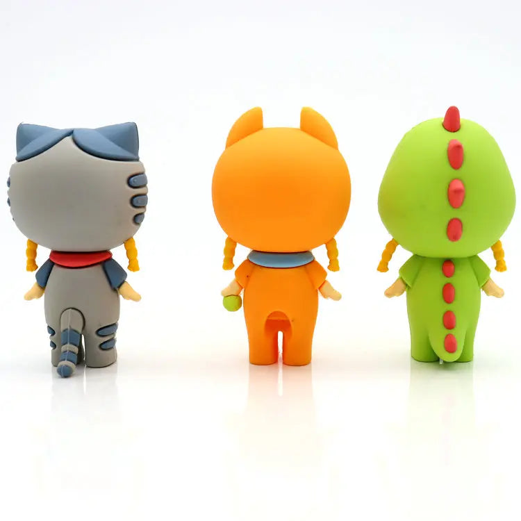 KTX-290387 Custom 3D PVC Action Figures and Cartoon Figurines - Eco-Friendly Toys and Crafts