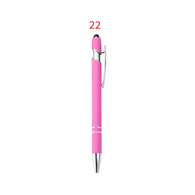 KTX-029395 Custom Multi-Coloured Metal Ballpoint Pen with Stylus for Office and School Use