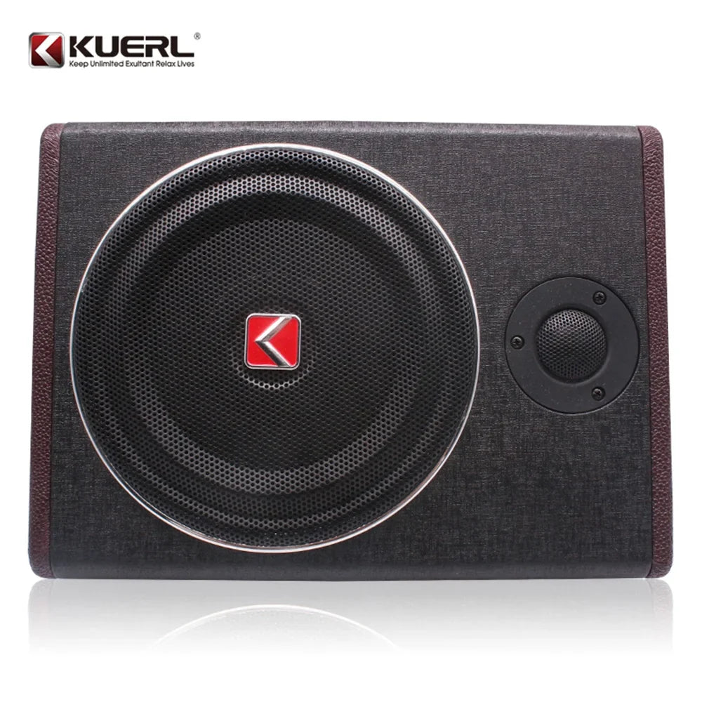 KTX-957971 Super Thin 12V 8 Inch Car Flat Audio Subwoofer 600W Underseat Subwoofer for Enhanced Sound Quality