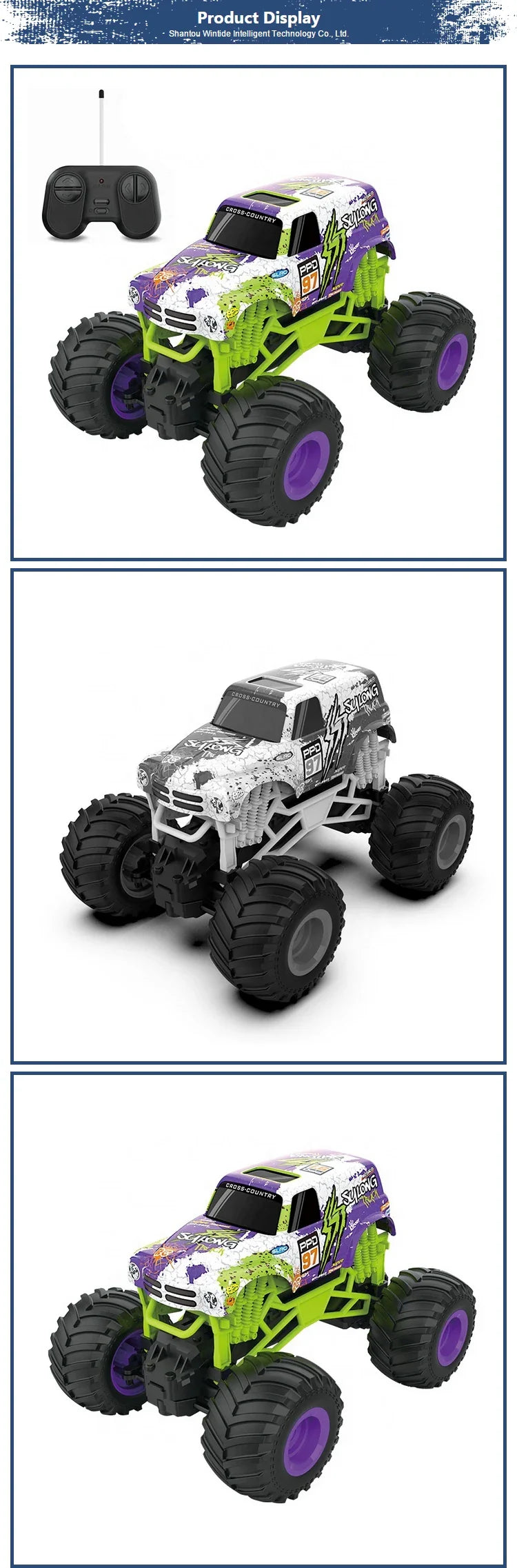 KTX-262611 1:16 Scale 2.4G Remote Control Off-Road Vehicle with 4WD for Kids