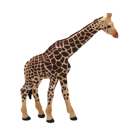 KTX-097619 5-Inch Plastic Giraffe Toy for Kids - Unisex Animal Figurine Ideal for Ages 2 to 7