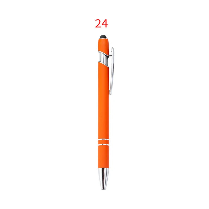 KTX-029395 Custom Multi-Coloured Metal Ballpoint Pen with Stylus for Office and School Use