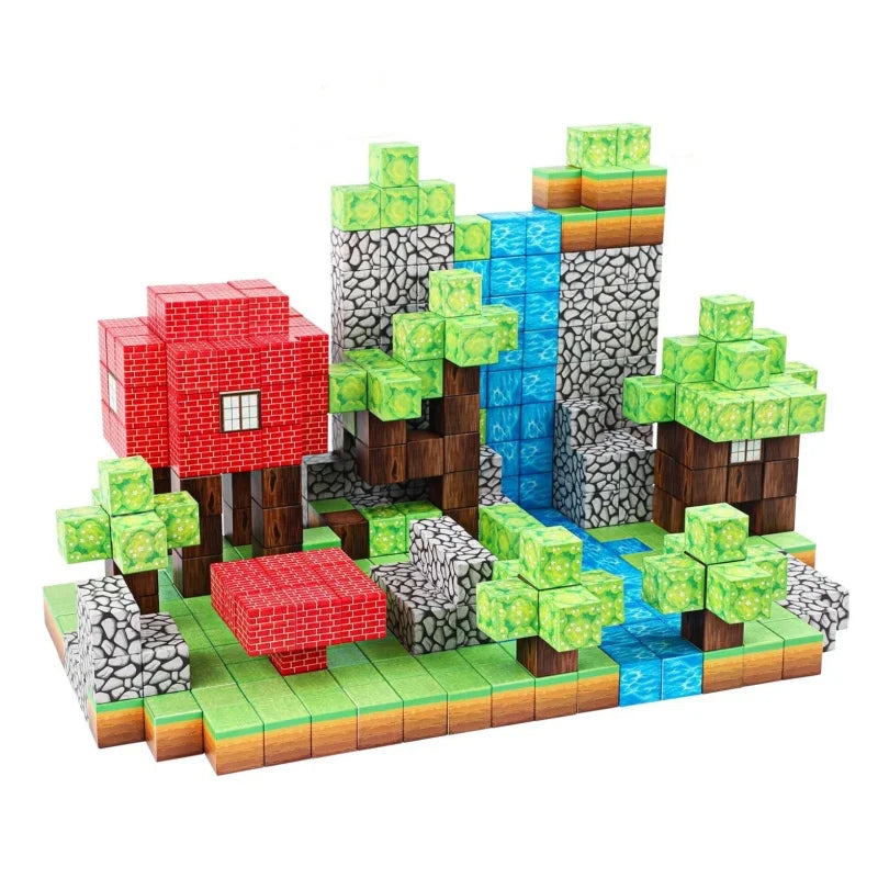 KTX-767251 Magnetic Building Blocks Set for Creative Play - Suitable for Kids Aged 3+