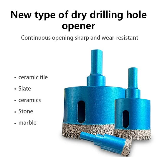 KTX-165971 Blue Outcrop Serrated Dry Drill Set - Durable and Efficient Drilling Solution