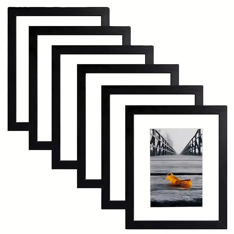 KTX-800915 A4 Black Freestanding and Wall Mountable Photo Frame for Modern Home and Gallery Display
