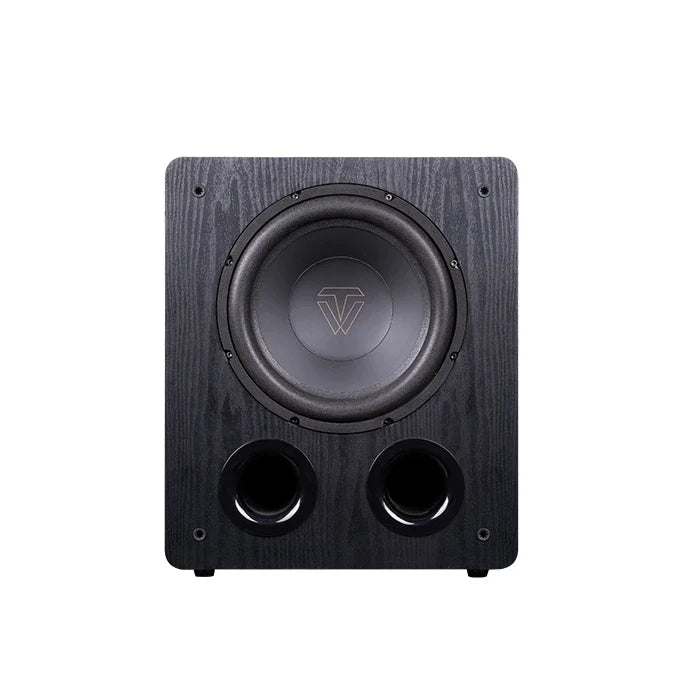 KTX-843859 10 Inch Bass Wood Subwoofer with 200W Amplifier Output