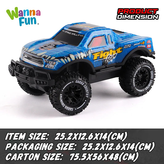 KTX-312339 1:20 Scale 4-Channel Remote Control Off-Road Car with TPR Wheels for Indoor and Outdoor Use