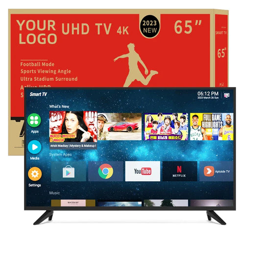 KTX-549459 Frameless 4K UHD Smart LED TV - Available in 32, 40, 43, 49, 55 Inch Sizes