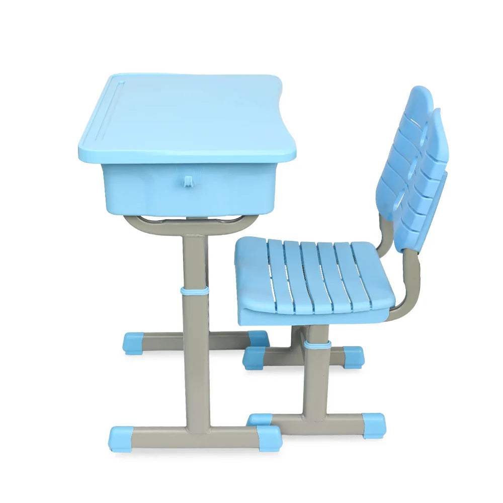 KTX-106131 Modern Metal School Desk and Chair Set for Classroom Use